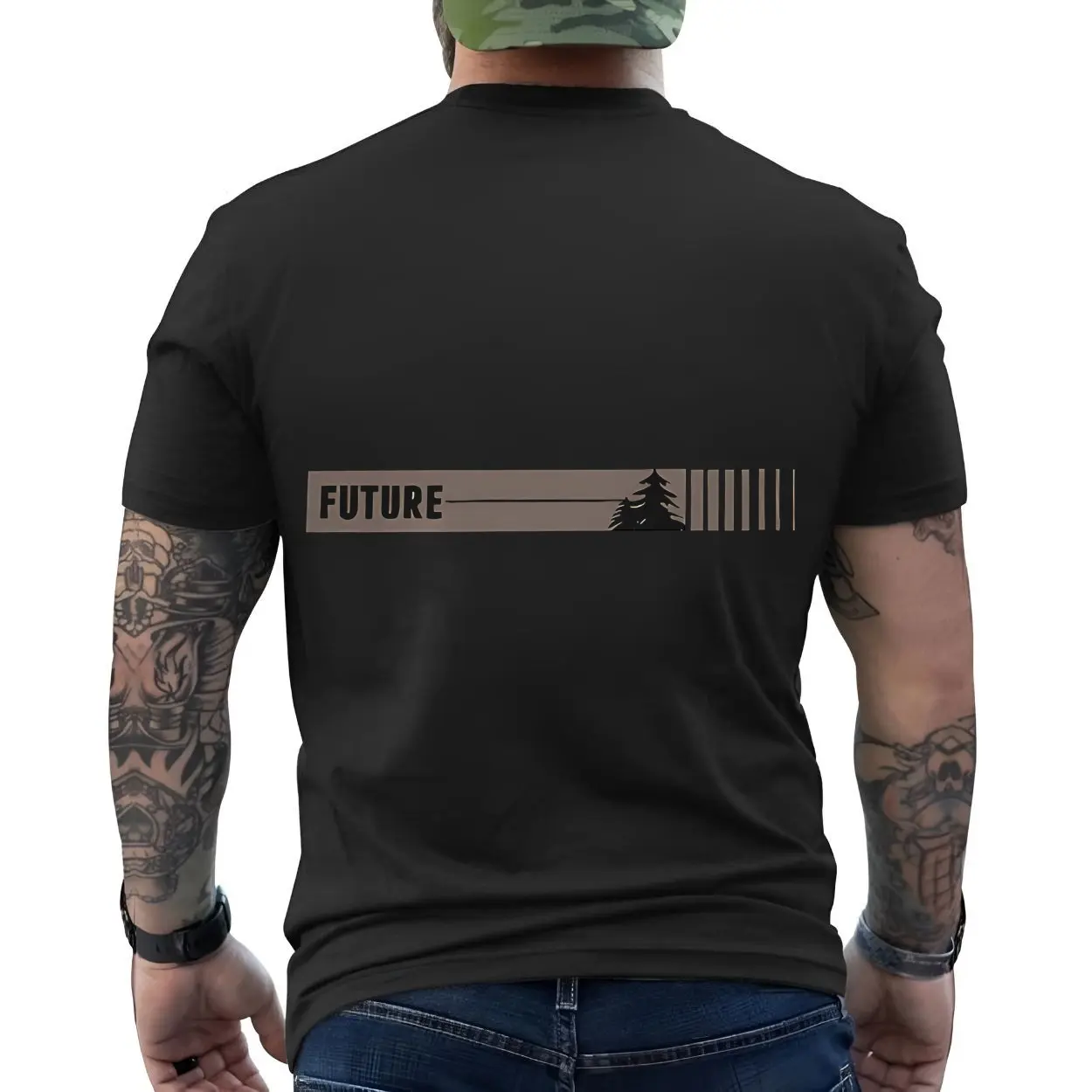 Future Forest Tree Barcode Eco Nature T Shirt 6 1.jpg