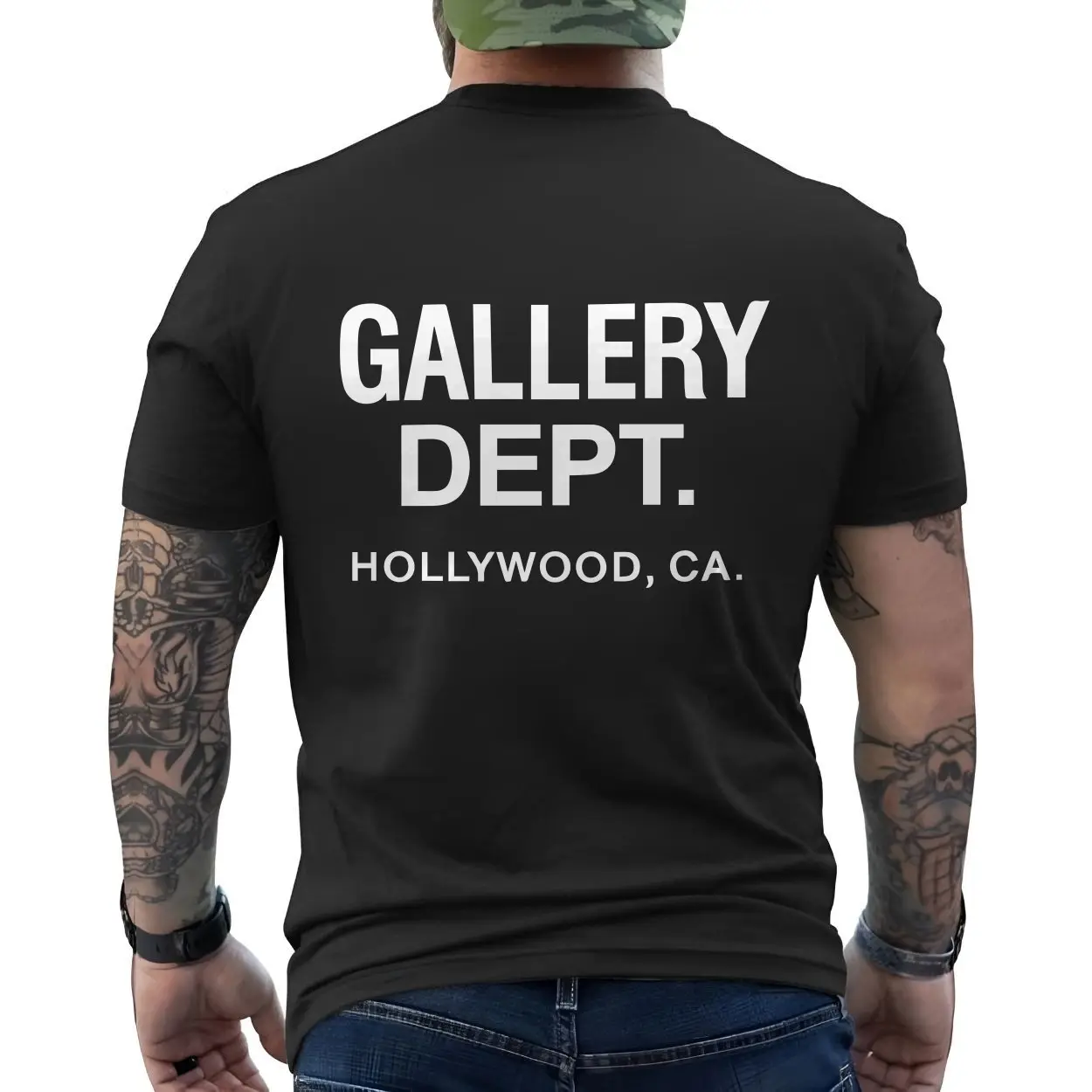 Gallery Dept Hollywood Logo Graphic T-Shirt 6 Gallery Dept Hollywood Logo Graphic T Shirt 6 1.jpg