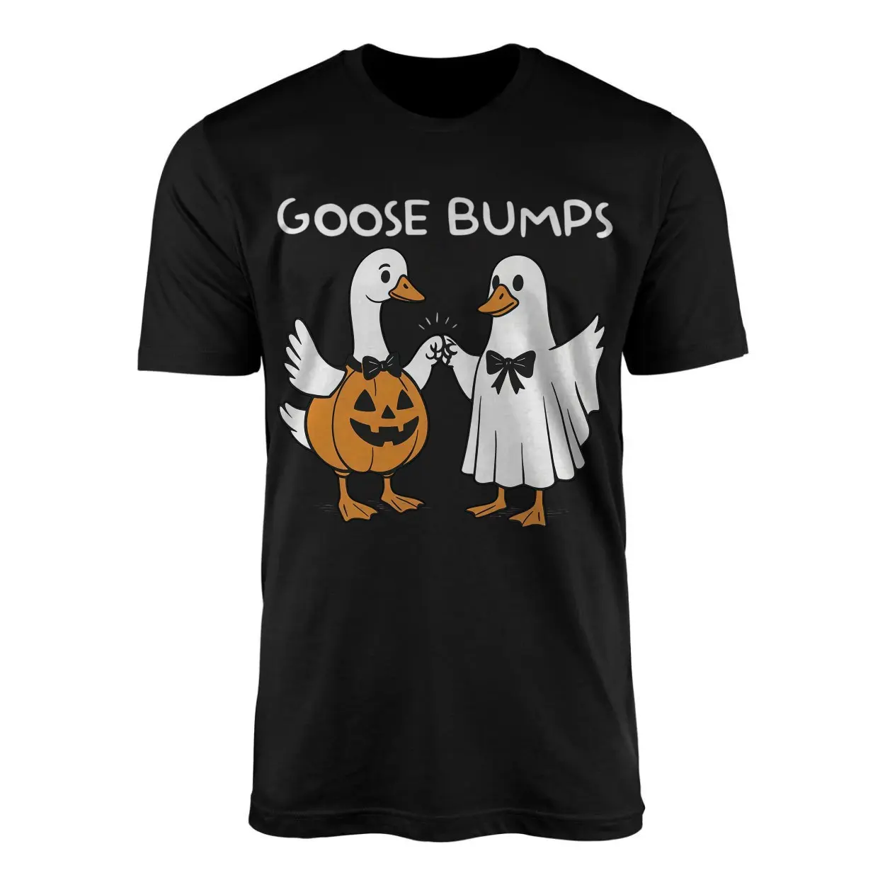 Goose Bumps Halloween T Shirt Funny Goose Costume Tee 1 1.jpg