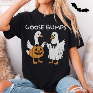 Goose Bumps Halloween T Shirt Funny Goose Costume Tee 5 1.jpg