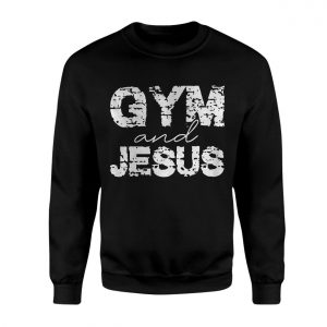 Gym and Jesus Faith Workout T Shirt 3 1.jpg