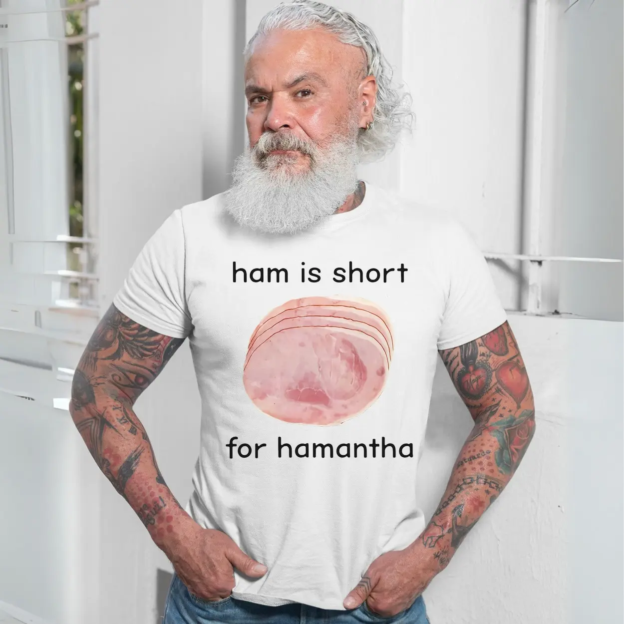 Ham is Short for Hamantha Funny Meme T-Shirt 7 Ham2Bis2BShort2Bfor2BHamantha2BFunny2BMeme2BT Shirt2B7 EBvVq 1.jpg