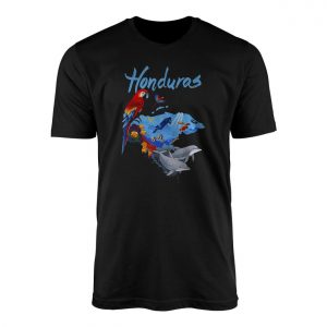 Honduras Tropical Wildlife Ocean Scuba Diving Travel T Shirt 1 1.jpg