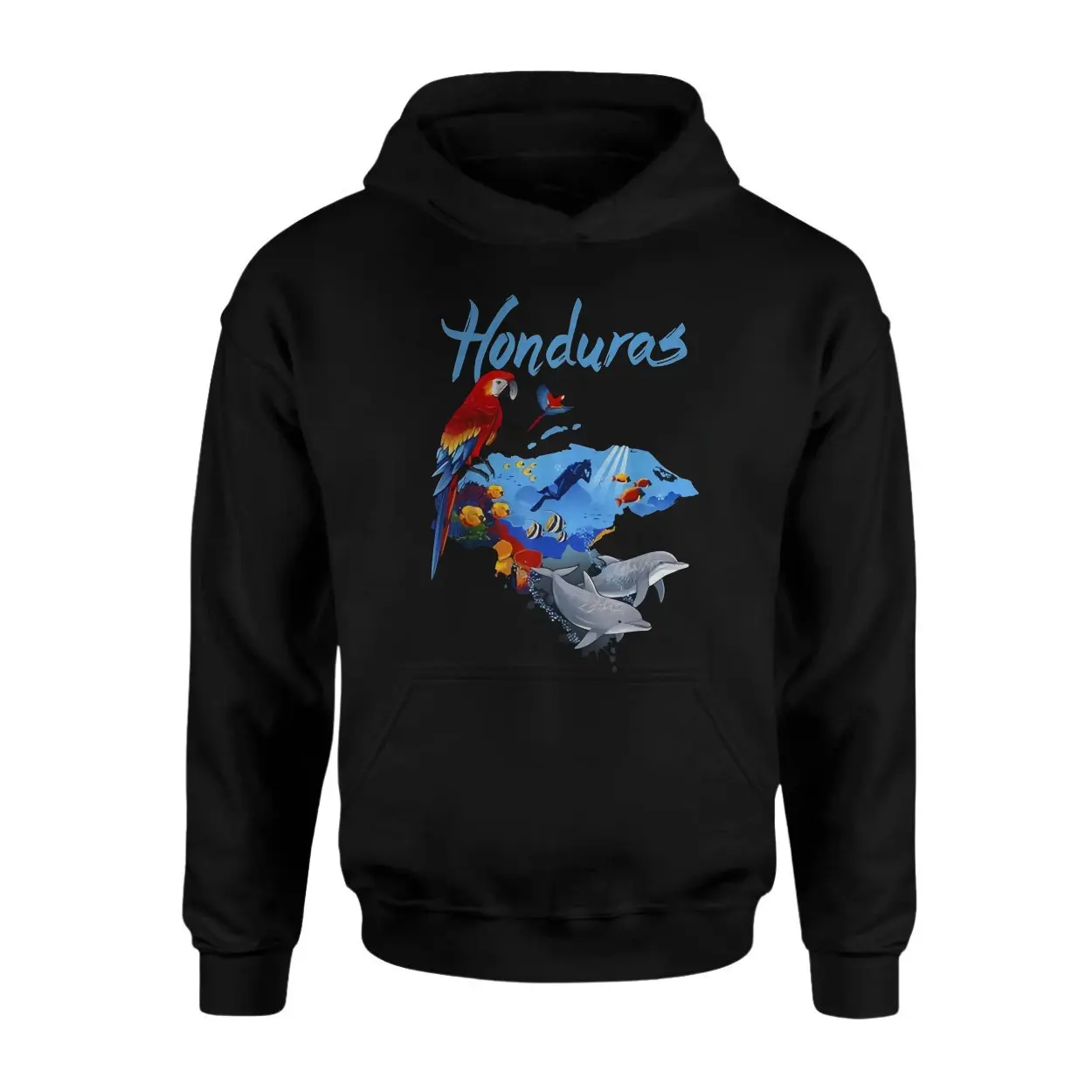 Honduras Tropical Wildlife Ocean Scuba Diving Travel T Shirt 2 1.jpg