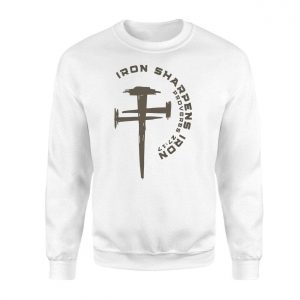 Iron Sharpens Iron Cross Nails Christian Graphic T Shirt 3 1.jpg