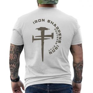 Iron Sharpens Iron Cross Nails Christian Graphic T Shirt 6 1.jpg