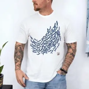 Japanese Art Inspired School of Fish Graphic T-Shirt 10 Japanese Art Inspired School of Fish Graphic T Shirt 4 1.jpg