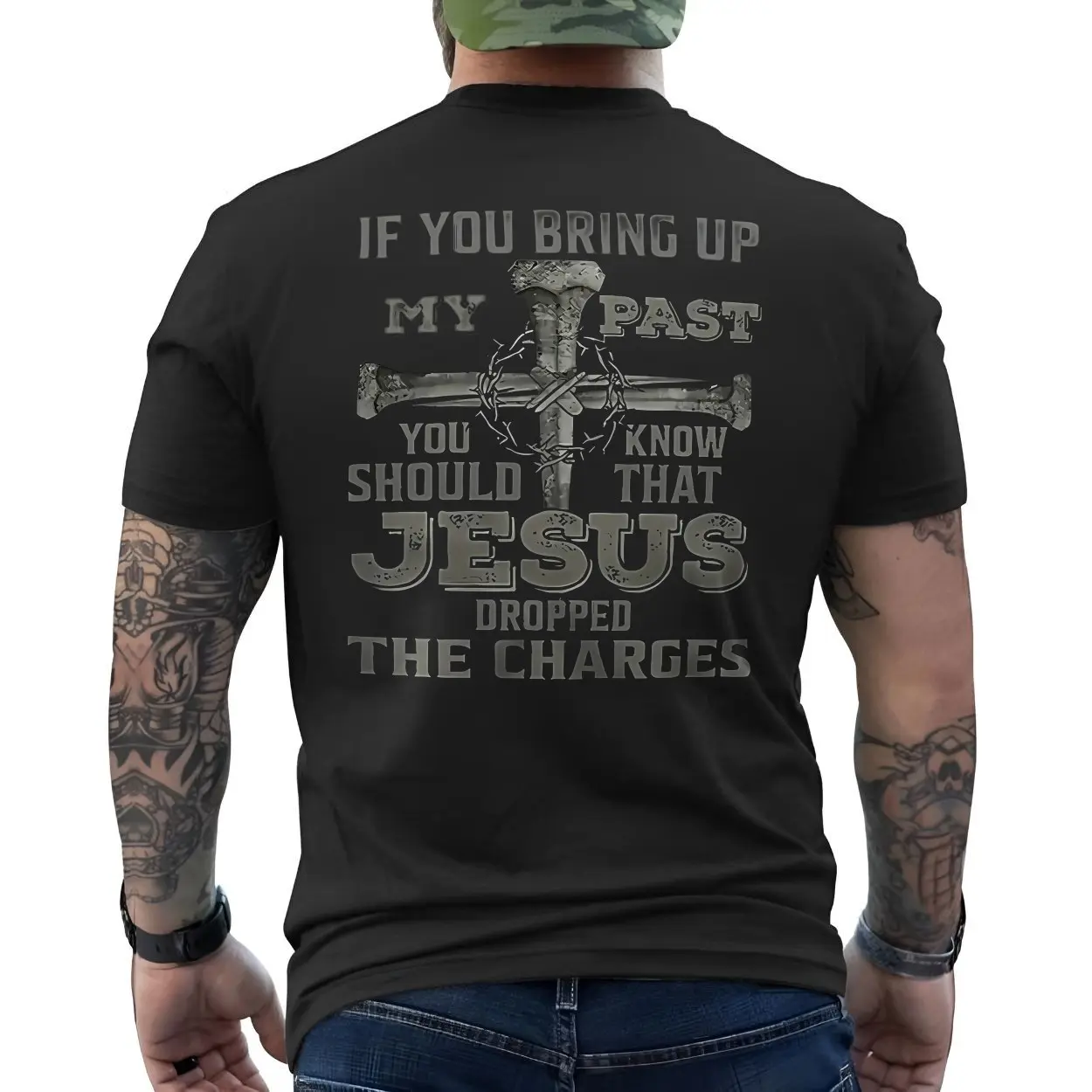Jesus Dropped the Charges Christian Faith T Shirt 6 1.jpg