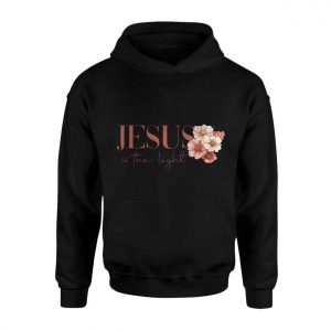 Jesus Is the Light Christian Floral Faith T Shirt 2 1.jpg