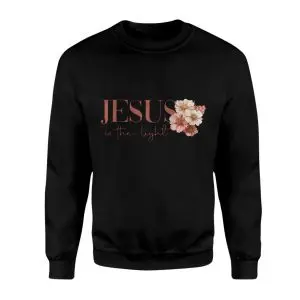 Jesus Is the Light Christian Floral Faith T-Shirt 9 Jesus Is the Light Christian Floral Faith T Shirt 3 1.jpg