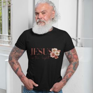 Jesus Is the Light Christian Floral Faith T Shirt 7 1.jpg