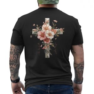 Jesus Is the Light Christian Floral Graphic T Shirt 6 1.jpg