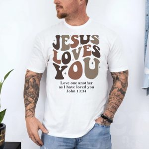 Jesus Loves You Retro Christian Faith T Shirt 4 1.jpg