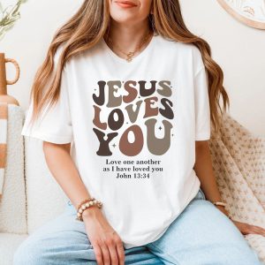 Jesus Loves You Retro Christian Faith T Shirt 5 1.jpg