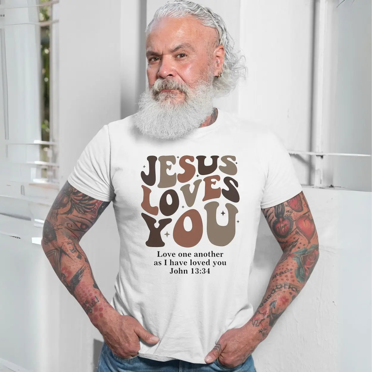 Jesus Loves You Retro Christian Faith T Shirt 7 1.jpg
