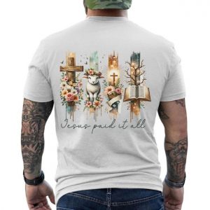 Jesus Paid It All Christian Cross Lamb Bible Verse T Shirt 6 1.jpg