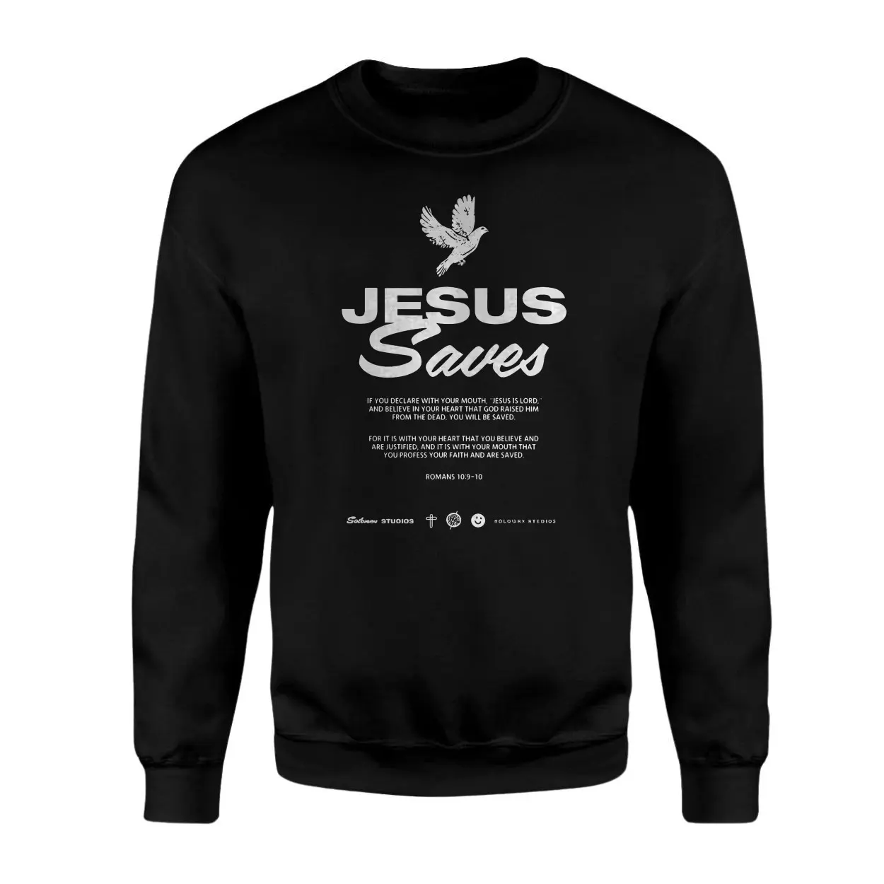 Jesus Saves Christian Bible Verse Romans 10 9-10 T-Shirt 3 Jesus Saves Christian Bible Verse Romans 10 9 10 T Shirt 3 1.jpg
