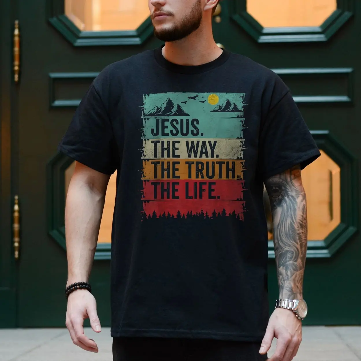 Jesus The Way The Truth The Life Christian T-Shirt 4 Jesus The Way The Truth The Life Christian T Shirt 4 1.jpg