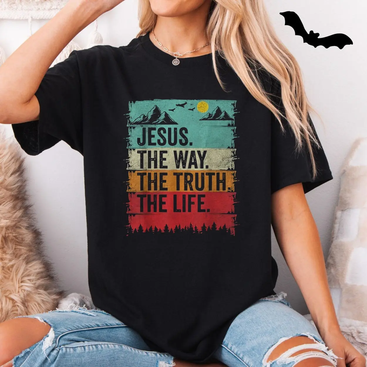Jesus The Way The Truth The Life Christian T-Shirt 5 Jesus The Way The Truth The Life Christian T Shirt 5 1.jpg