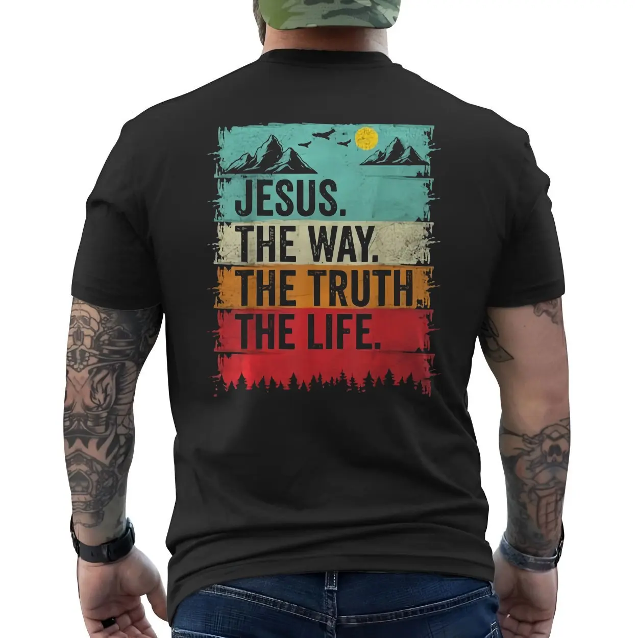 Jesus The Way The Truth The Life Christian T-Shirt 6 Jesus The Way The Truth The Life Christian T Shirt 6 1.jpg