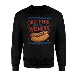 Just Here for the Wieners Hot Dog Funny T-Shirt 9 Just Here for the Wieners Hot Dog Funny T Shirt 3 1.jpg