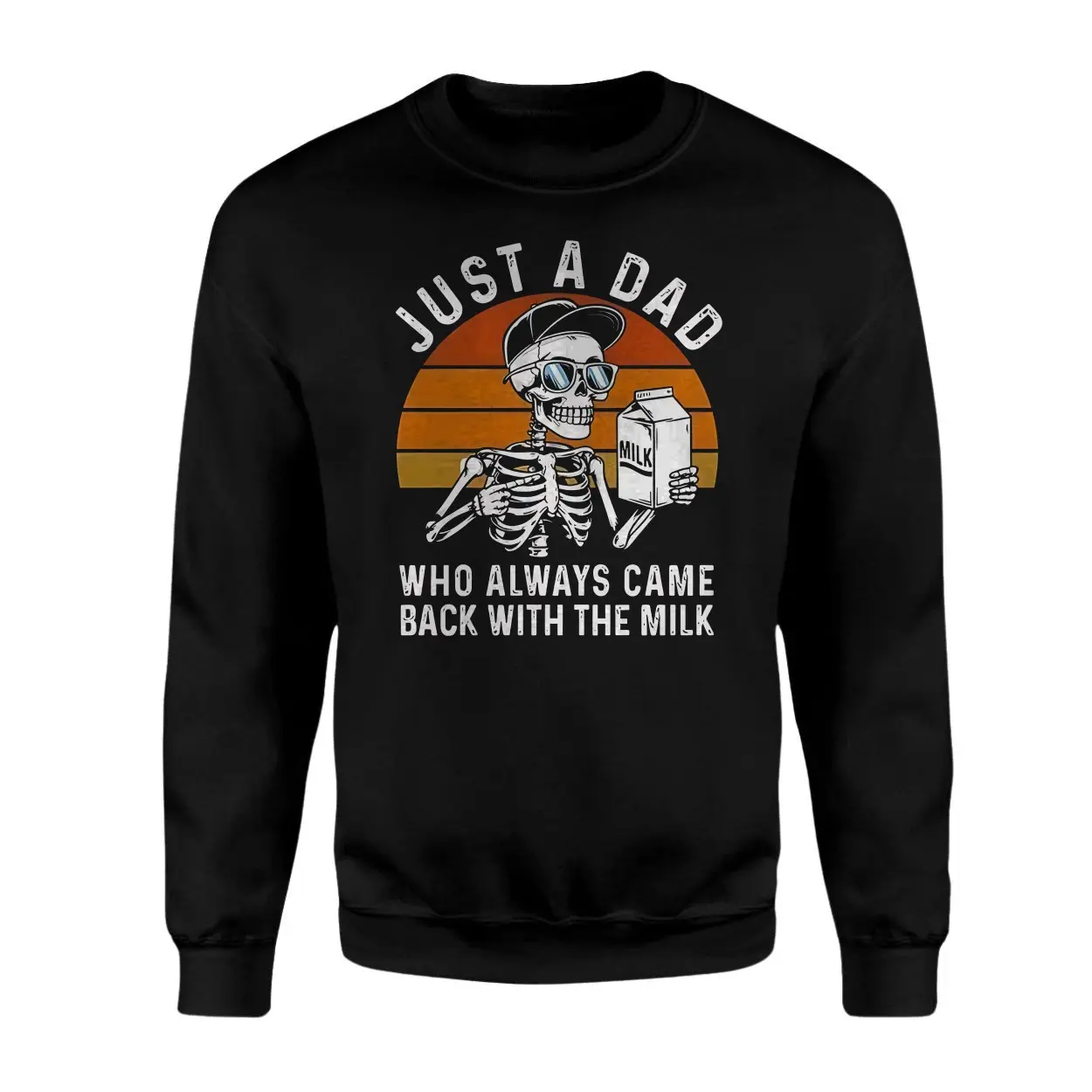 Just a Dad Who Came Back With the Milk Funny T Shirt 3 1.jpg
