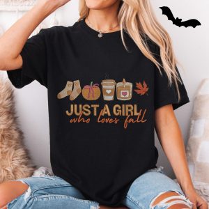 Just a Girl Who Loves Fall Autumn T Shirt 5 1.jpg