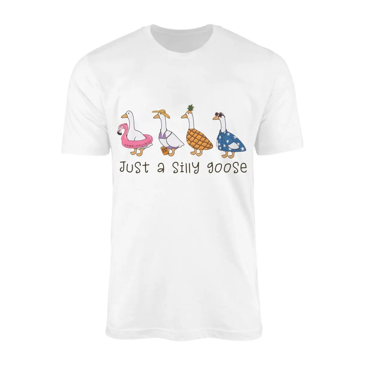 Just a Silly Goose Funny Animal Graphic T-Shirt 1 Just2Ba2BSilly2BGoose2BFunny2BAnimal2BGraphic2BT Shirt2B1 QcUlC 1.jpg