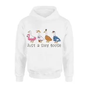 Just a Silly Goose Funny Animal Graphic T-Shirt 8 Just2Ba2BSilly2BGoose2BFunny2BAnimal2BGraphic2BT Shirt2B2 U5l5w 1.jpg