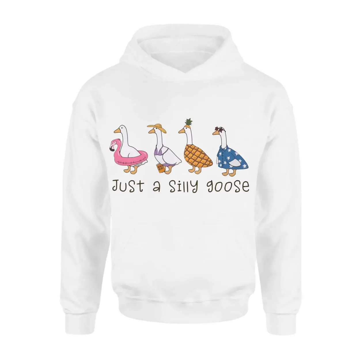 Just a Silly Goose Funny Animal Graphic T-Shirt 2 Just2Ba2BSilly2BGoose2BFunny2BAnimal2BGraphic2BT Shirt2B2 U5l5w 1.jpg