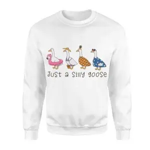 Just a Silly Goose Funny Animal Graphic T-Shirt 9 Just2Ba2BSilly2BGoose2BFunny2BAnimal2BGraphic2BT Shirt2B3 xblss 1.jpg