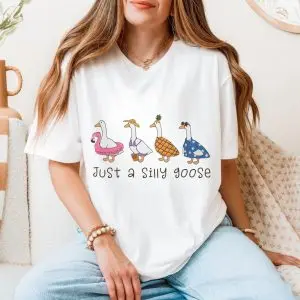 Just a Silly Goose Funny Animal Graphic T-Shirt 11 Just2Ba2BSilly2BGoose2BFunny2BAnimal2BGraphic2BT Shirt2B5 fhdon 1.jpg