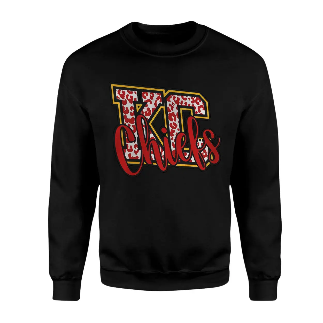 Kansas City Chiefs Leopard Print Script T Shirt 3 1.jpg