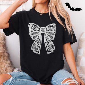 Lace Bow Floral Pattern Aesthetic T Shirt 5 1.jpg