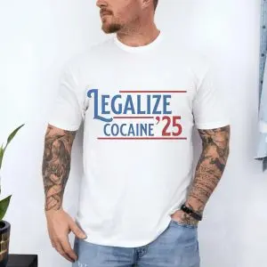 Legalize Cocaine '25 Political Satire Graphic T-Shirt 10 Legalize Cocaine 25 Political Satire Graphic T Shirt 4 1.jpg