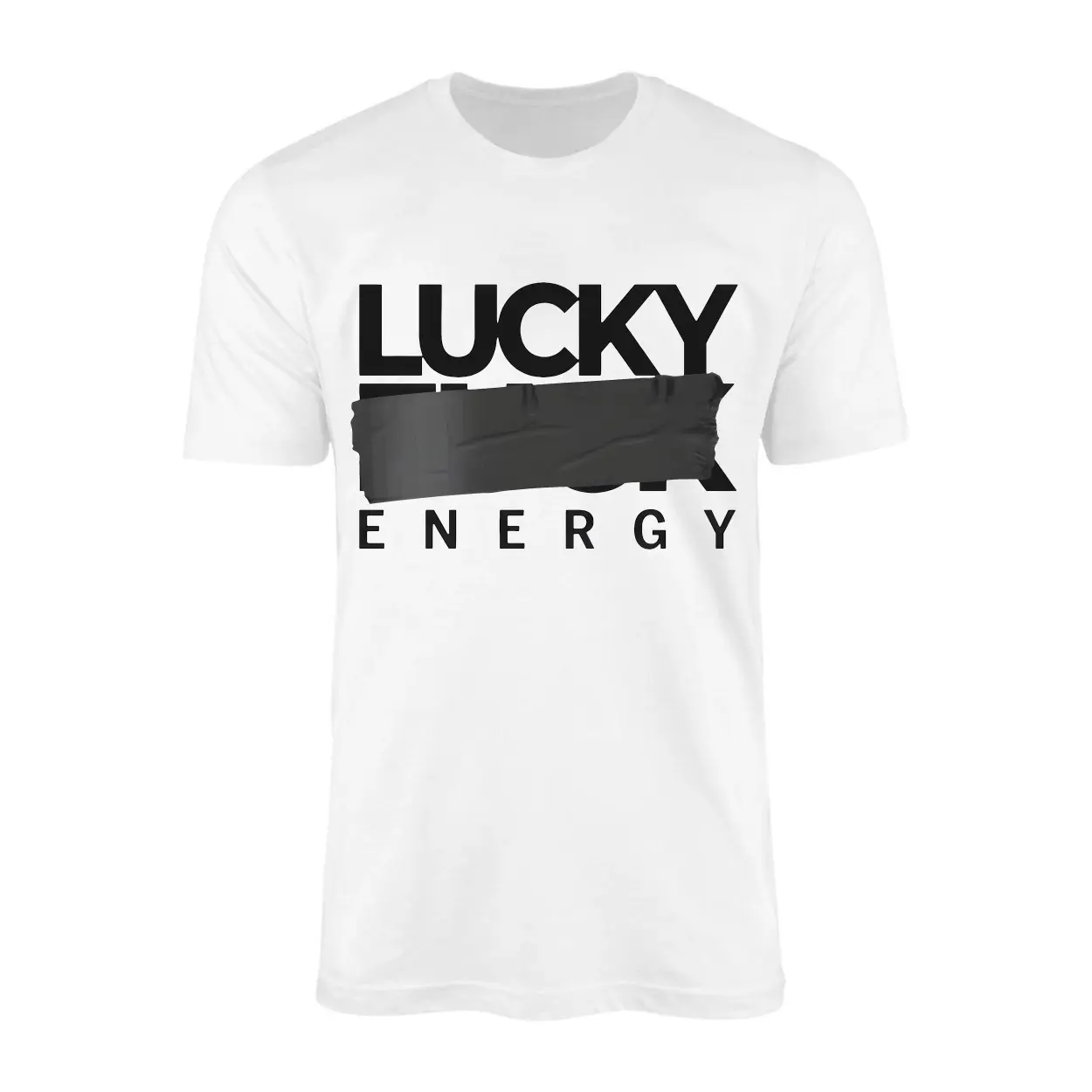 Lucky Energy Bold Minimalist Typography T Shirt 1 1.jpg