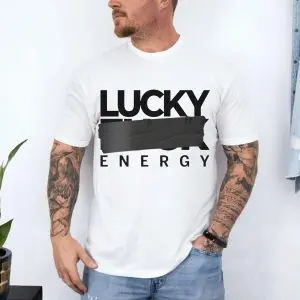 Lucky Energy Bold Minimalist Typography T-Shirt 10 Lucky Energy Bold Minimalist Typography T Shirt 4 1.jpg