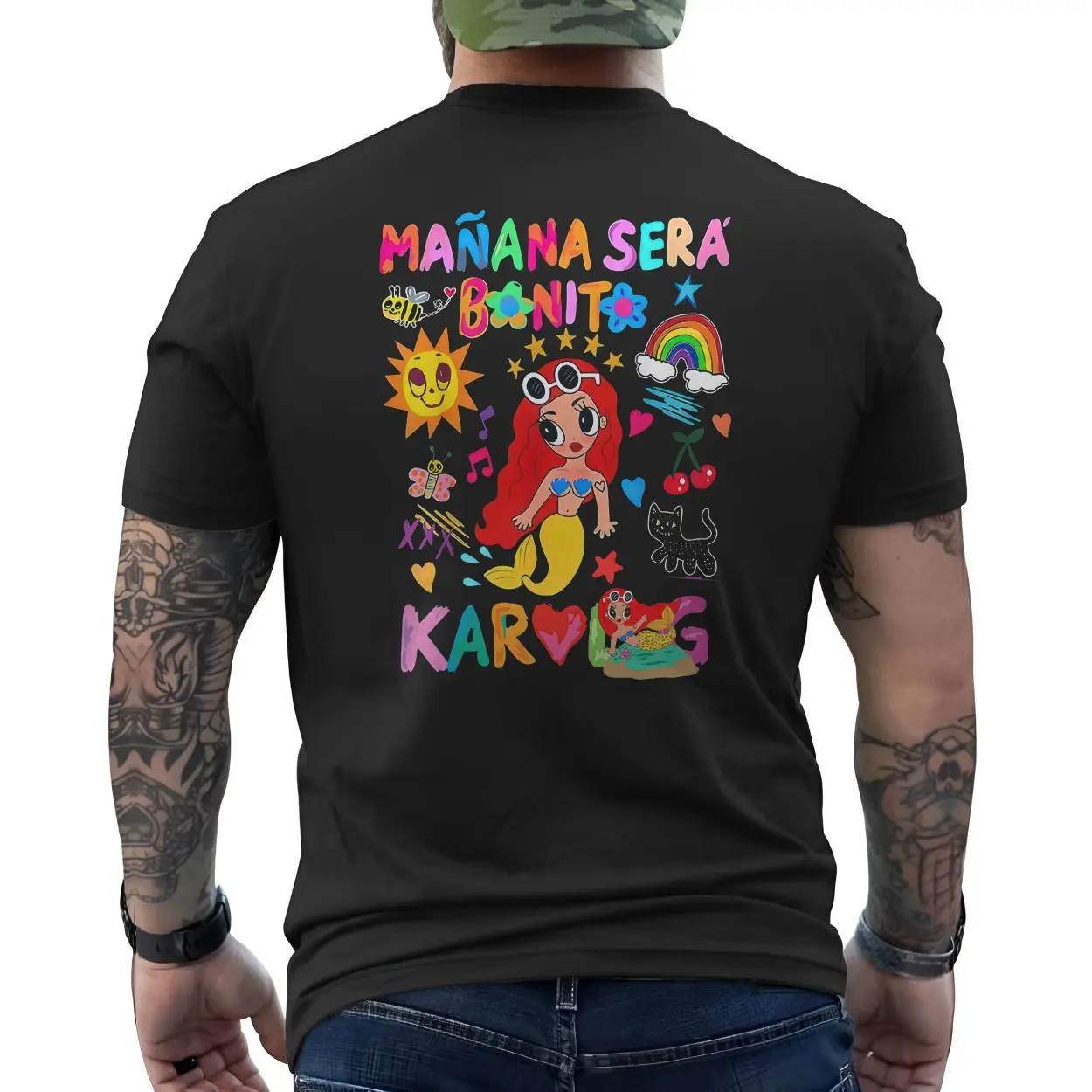 Manana Sera Bonito Colorful Mermaid Graphic T-Shirt 6 Manana Sera Bonito Colorful Mermaid Graphic T Shirt 6 1.jpg