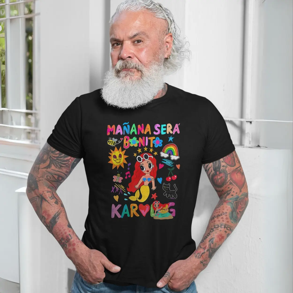Manana Sera Bonito Colorful Mermaid Graphic T-Shirt 7 Manana Sera Bonito Colorful Mermaid Graphic T Shirt 7 1.jpg