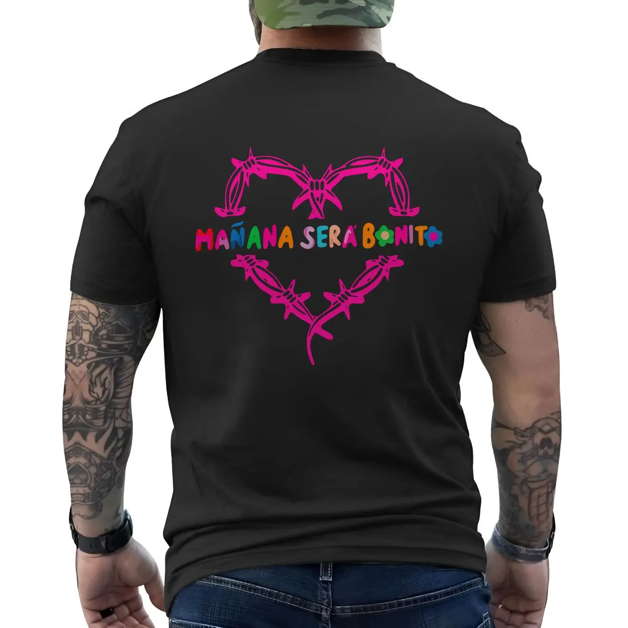 Mañana Será Bonito Heart Barbed Wire Graphic T-Shirt 6 Manana Sera Bonito Heart Barbed Wire Graphic T Shirt 6 1.jpg