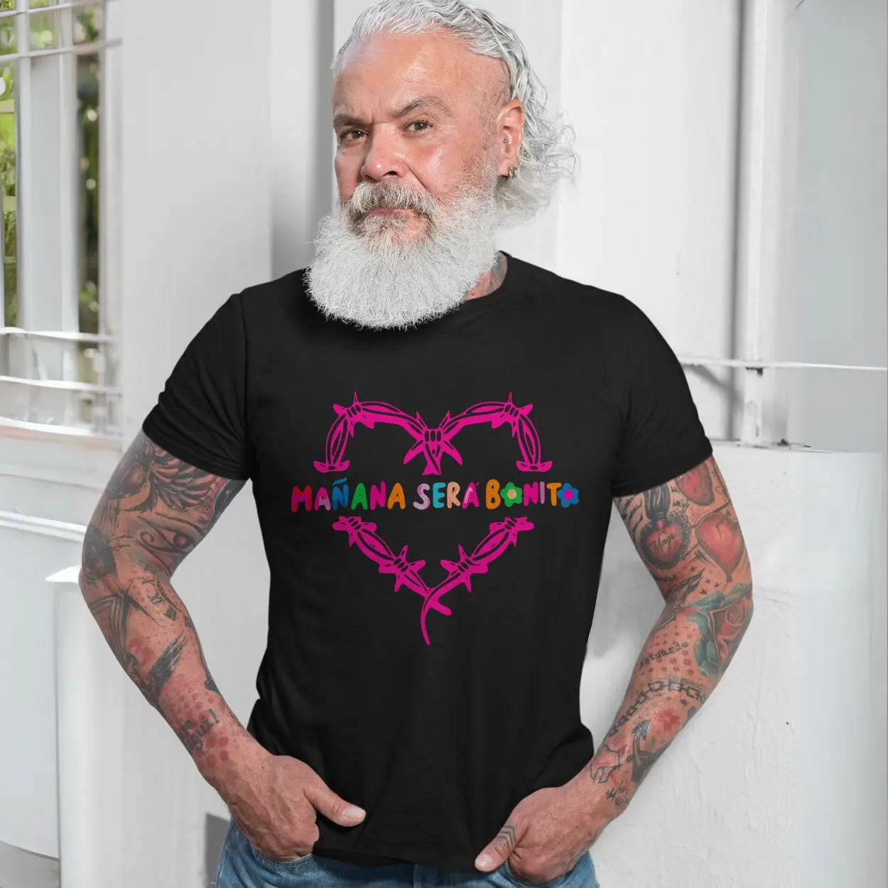 Mañana Será Bonito Heart Barbed Wire Graphic T-Shirt 7 Manana Sera Bonito Heart Barbed Wire Graphic T Shirt 7 1.jpg