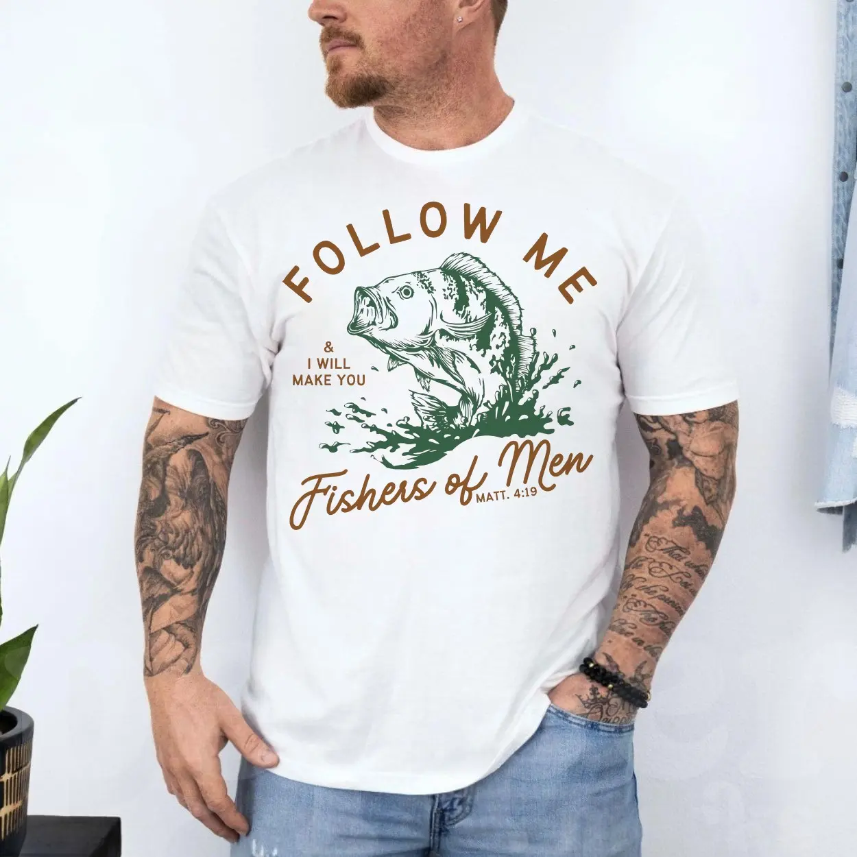 Matthew 4 19 Fishers of Men Christian Bible Verse T Shirt 4 1.jpg