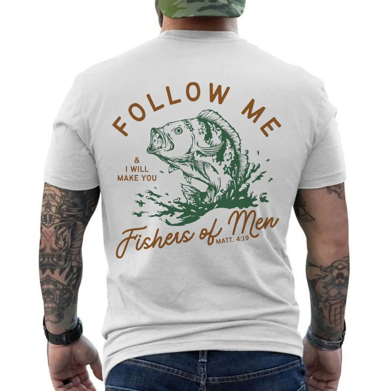 Matthew 4 19 Fishers of Men Christian Bible Verse T Shirt 6 1.jpg