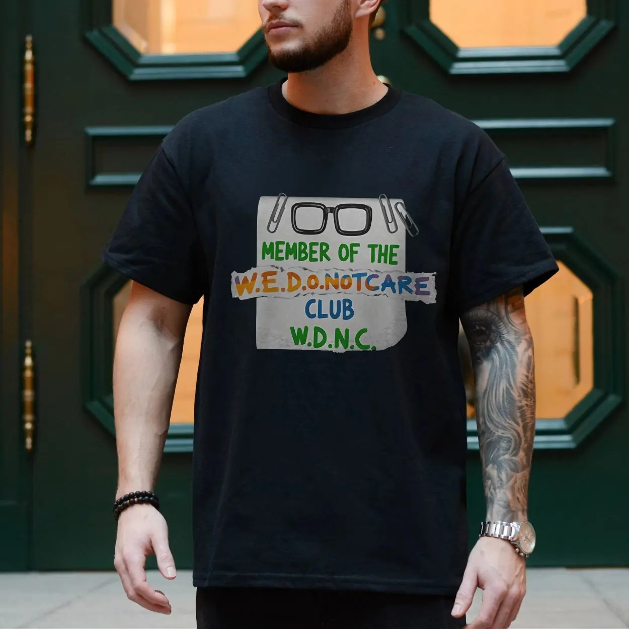 Member of the WEDONOTCARE Club Funny Graphic T Shirt 4 1.jpg