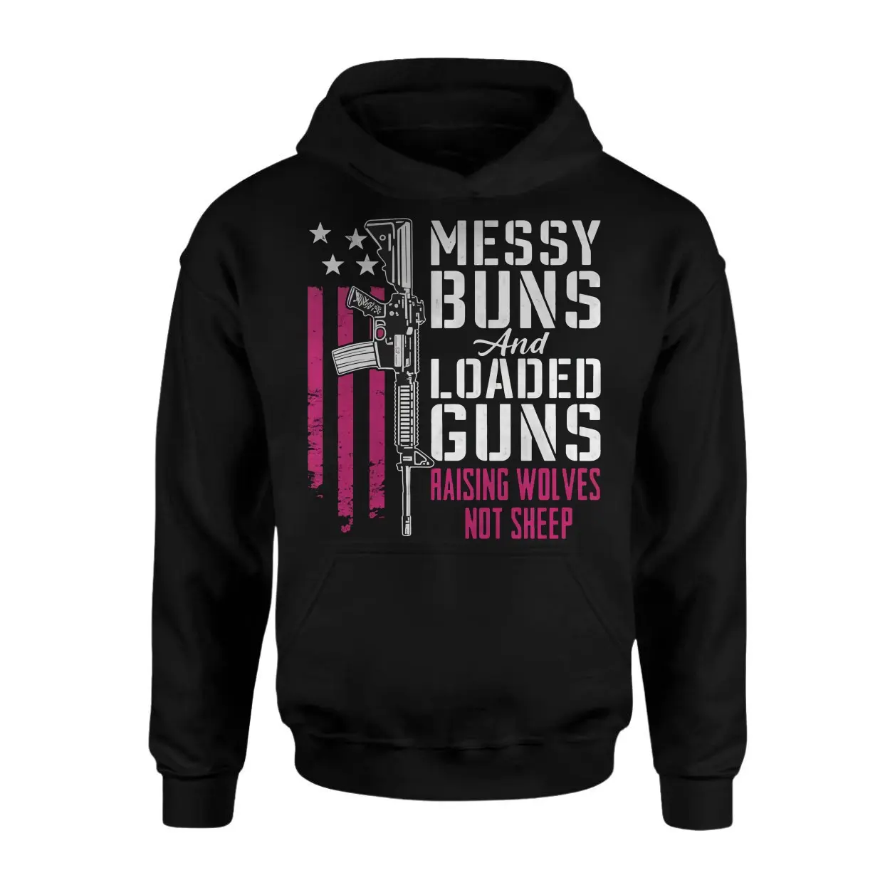 Messy Buns and Loaded Guns Raising Wolves T-Shirt 2 Messy Buns and Loaded Guns Raising Wolves T Shirt 2 1.jpg