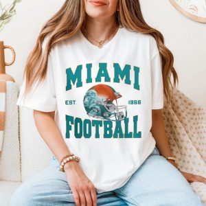 Miami Football Helmet Sports T Shirt 5 1.jpg