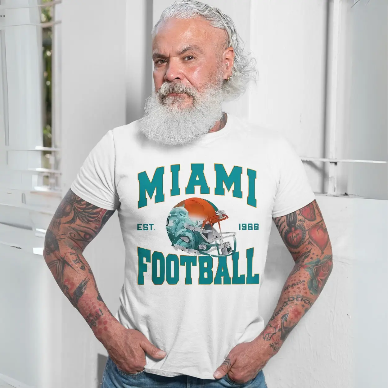 Miami Football Helmet Sports T Shirt 7 1.jpg