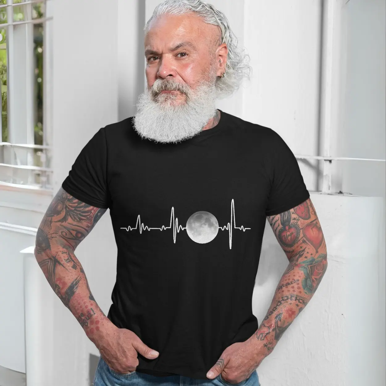 Moon Heartbeat Pulse Line Astronomy T Shirt 7 1.jpg