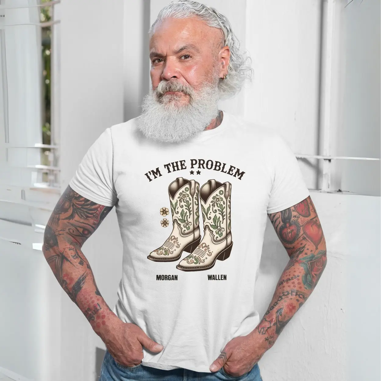 Morgan Wallen Cowboy Boots Country Music T Shirt 7 1.jpg