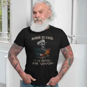 Morir Es Fácil Lo Difícil Es Vivir Spanish Quote Graphic T-Shirt 13 Morir Es Facil Lo Dificil Es Vivir Spanish Quote Graphic T Shirt 7 1.jpg